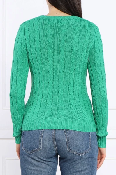 Sweter | Slim Fit POLO RALPH LAUREN zielony