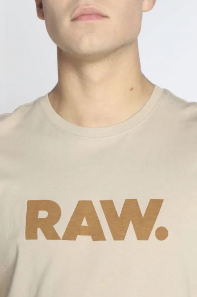 футболка holorn r t | regular fit G- Star Raw бежевий