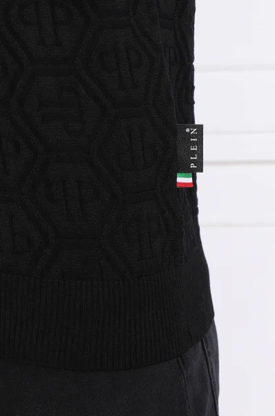 Sweater | Regular Fit | with addition of wool Philipp Plein black