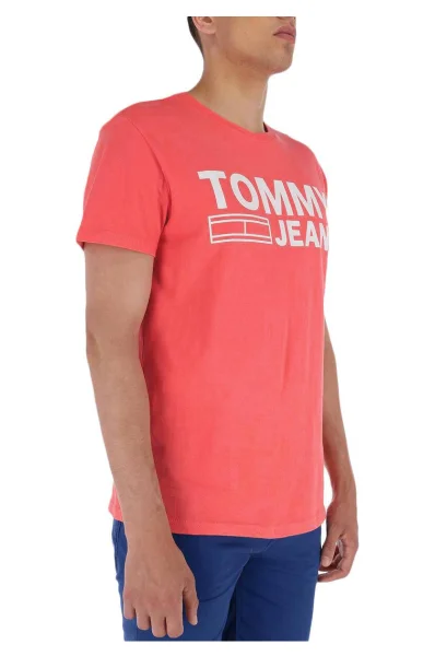T-shirt TJM ESSENTIAL | Regular Fit Tommy Jeans pomarańczowy