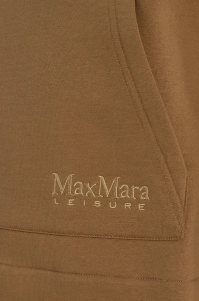 Bluza | Regular Fit Max Mara Leisure brązowy