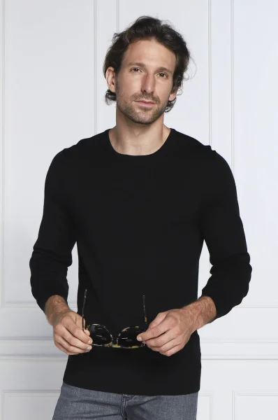 Wełniany sweter | Regular Fit Calvin Klein czarny