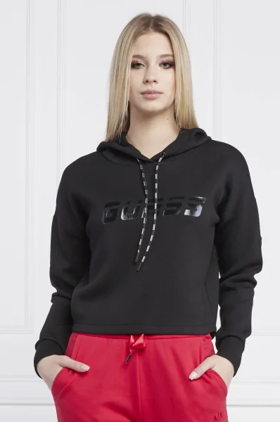 Sweatshirt ALLIE | Cropped Fit GUESS ACTIVE black