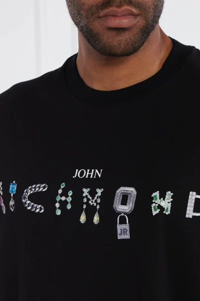 T-shirt OVER HINAKI | Oversize fit John Richmond black