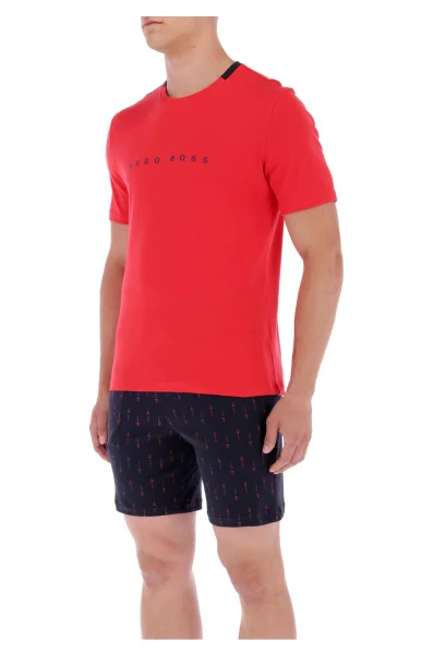 Pyjama Relax Short Set | Relaxed fit BOSS BLACK red