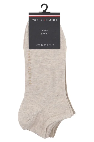 Socks/socks feet 2-pack Tommy Hilfiger beige