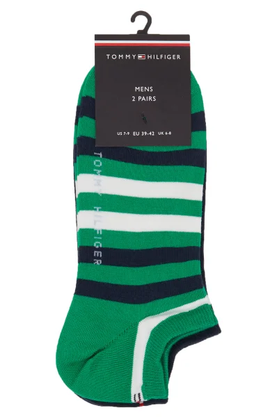Шкарпетки/шкарпетки-сліди 2 пари Tommy Hilfiger зелений