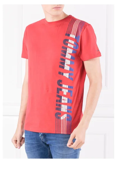 T-shirt TJM vertical | Regular Fit Tommy Jeans czerwony