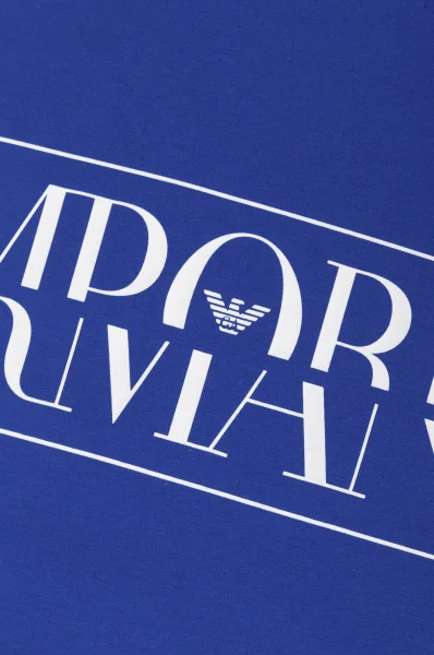 T-shirt Emporio Armani niebieski