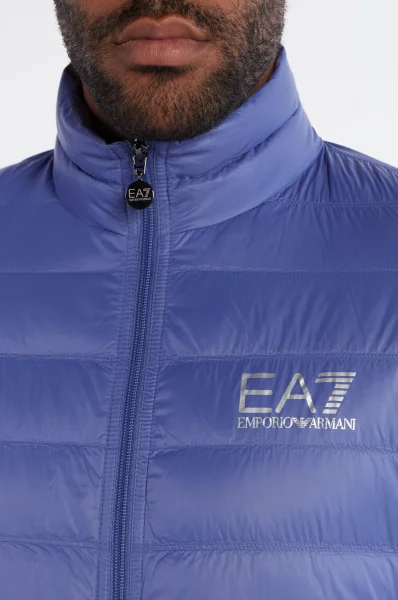 Puchowa kurtka | Regular Fit EA7 niebieski