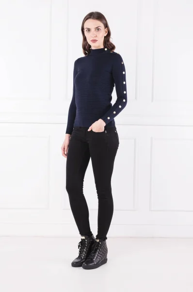 Sweater CECILIA | Slim Fit GUESS navy blue