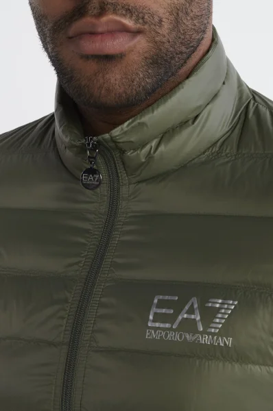 Puchowa kurtka | Regular Fit EA7 oliwkowy