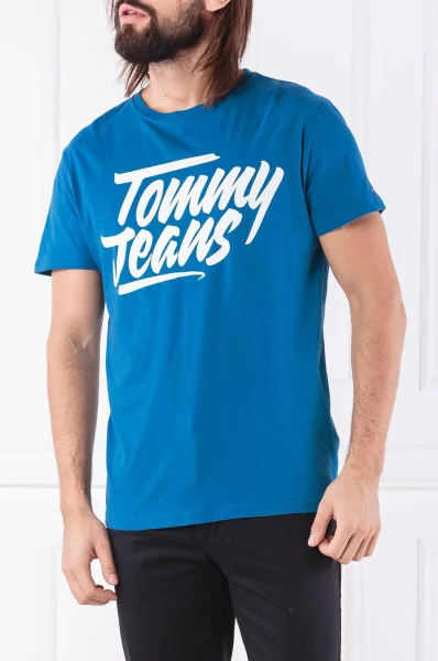 T-shirt ESSENTIAL | Regular Fit Tommy Jeans niebieski