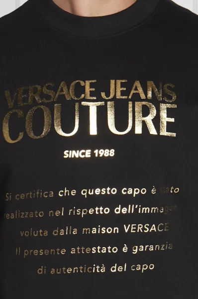 худі | regular fit Versace Jeans Couture чорний