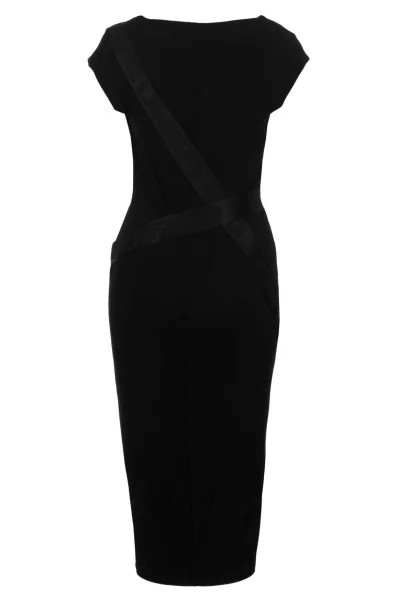 Elastic Detail Dress Karl Lagerfeld black