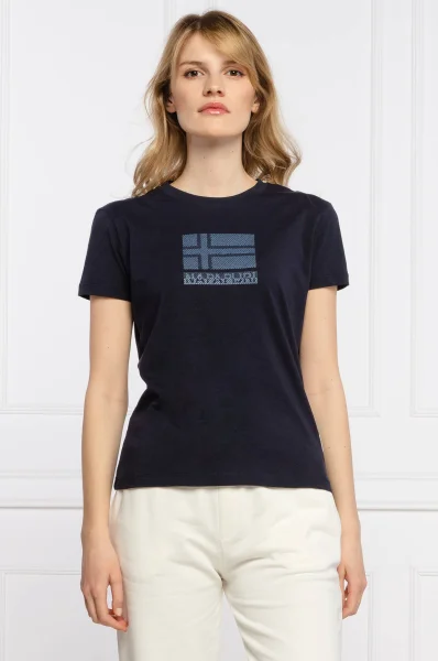 T-shirt SEOLL | Regular Fit Napapijri navy blue