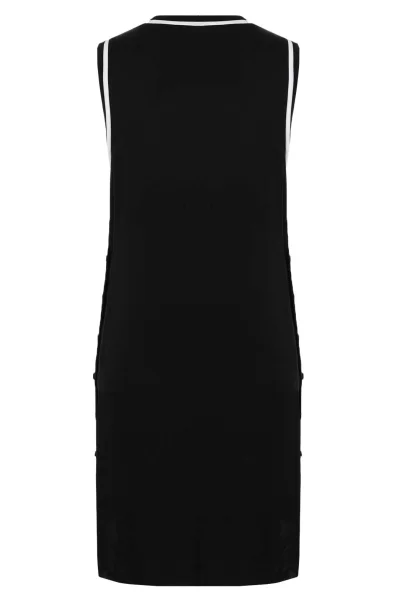 Silk-Satin Dress Karl Lagerfeld black