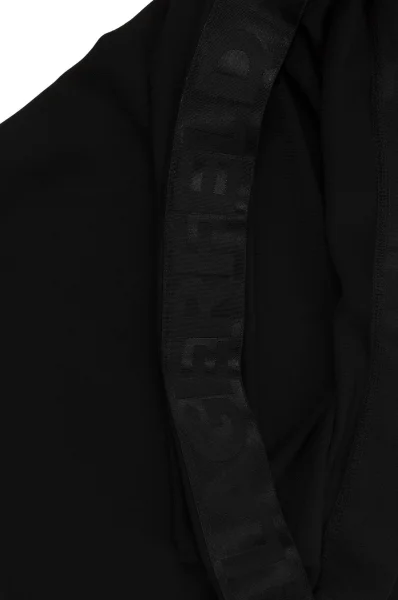 Bluzka Sheer Detail Karl Lagerfeld czarny