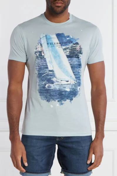 T-shirt | Regular Fit Vilebrequin błękitny