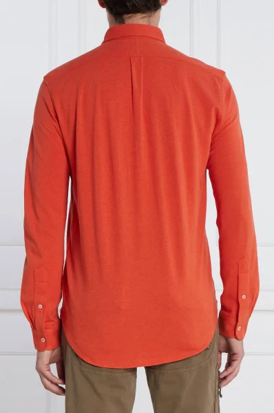 Koszula | Regular Fit | pique POLO RALPH LAUREN pomarańczowy