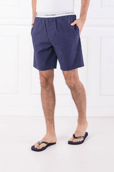 Szorty od piżamy | Regular Fit Calvin Klein Underwear granatowy