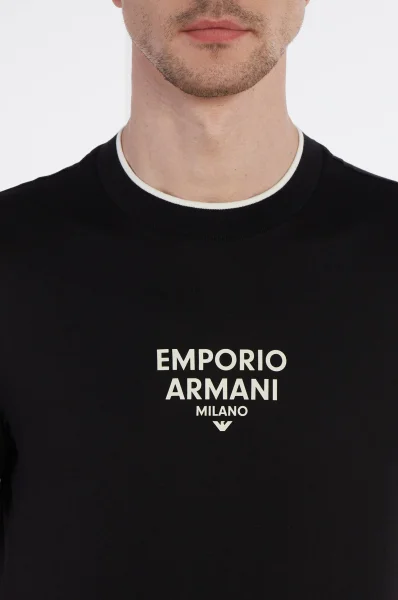 Футболка | Regular Fit Emporio Armani чорний