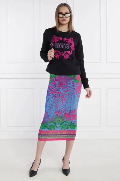 Spódnica | high waist Versace Jeans Couture multikolor