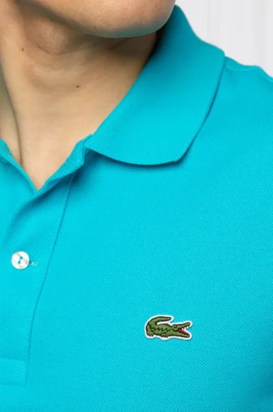 Polo | Slim Fit | pique Lacoste turquoise