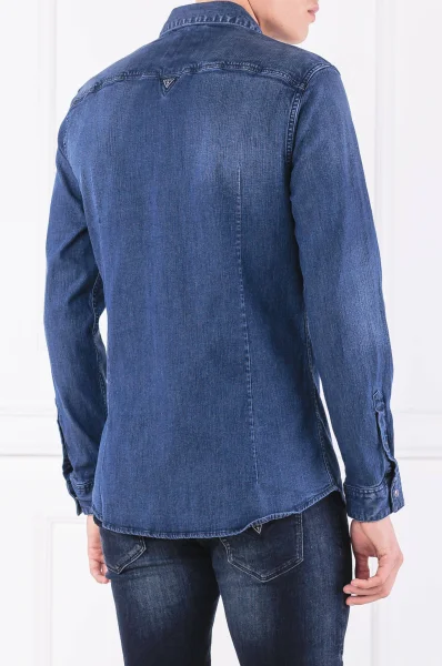 Shirt | Slim Fit GUESS navy blue