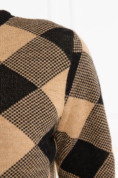 Sweter HIEROS | Regular Fit Marella SPORT brązowy