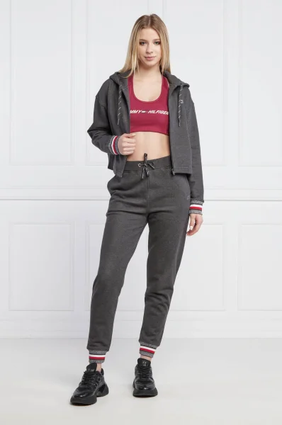 Sweatshirt | Cropped Fit Tommy Sport charcoal