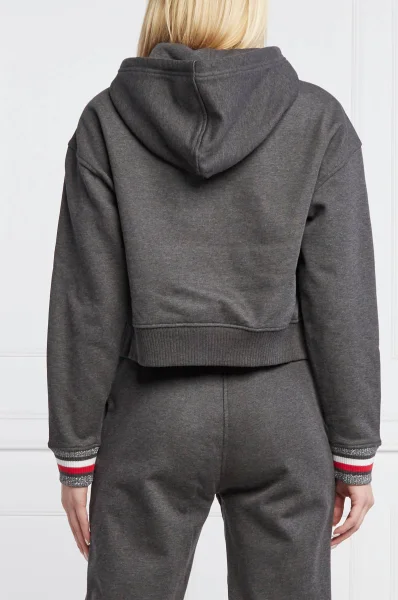 Sweatshirt | Cropped Fit Tommy Sport charcoal