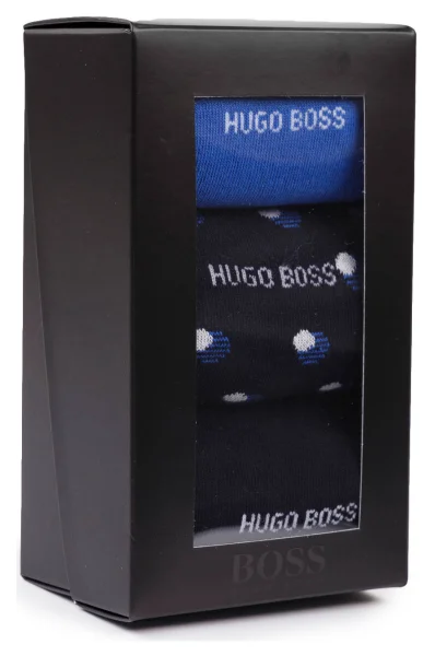 3-pack Socks BOSS BLACK navy blue
