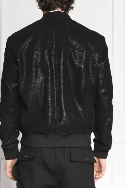 Leather jacket Lizzo | Regular Fit HUGO black