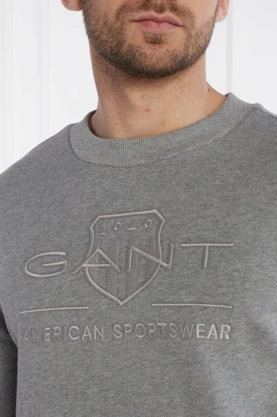 Sweatshirt TONAL SHIELD | Regular Fit Gant gray