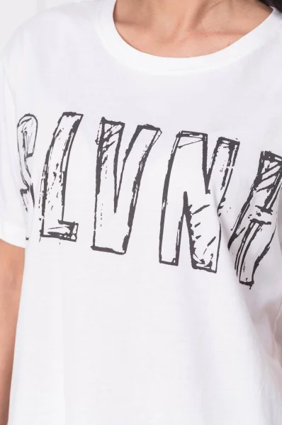 T-shirt RASELMA | Regular Fit Silvian Heach biały