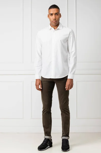 Koszula Mypop_2 | Slim Fit BOSS ORANGE biały