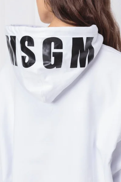 Sweatshirt | Loose fit MSGM white