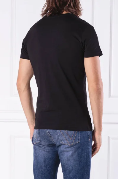 T-shirt | Slim Fit Versace Jeans czarny