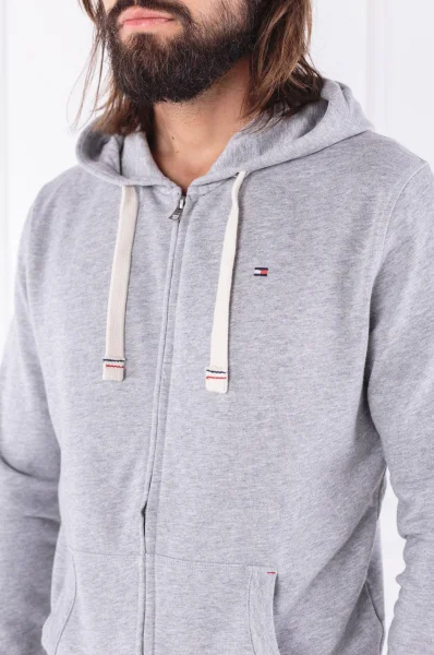 Sweatshirt Zip Thru Hoody | Regular Fit Tommy Hilfiger gray