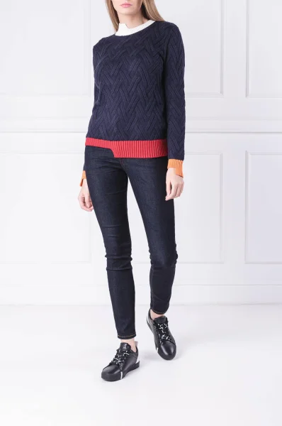 Sweater | Slim Fit | with addition of wool Armani Exchange navy blue