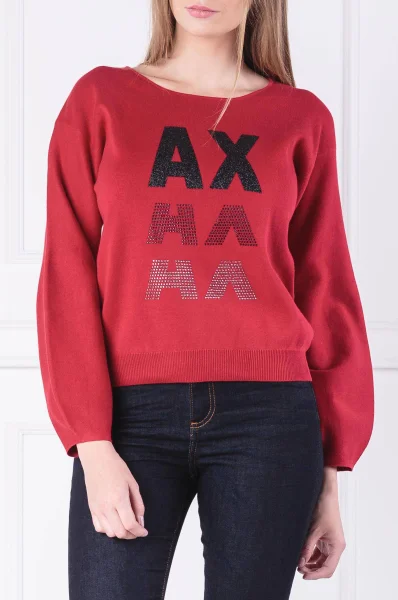 Sweater | Regular Fit Armani Exchange red