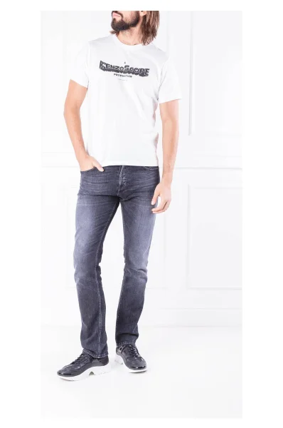 T-shirt Kenzoscope | Regular Fit Kenzo biały