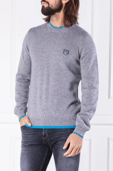 Wełniany sweter | Regular Fit Kenzo szary