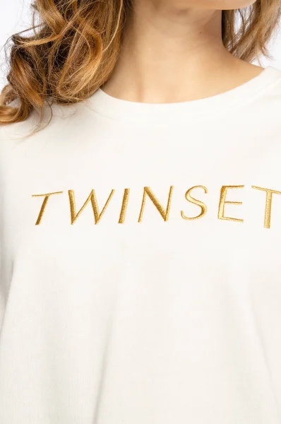 Bluza | Loose fit Twinset U&B biały