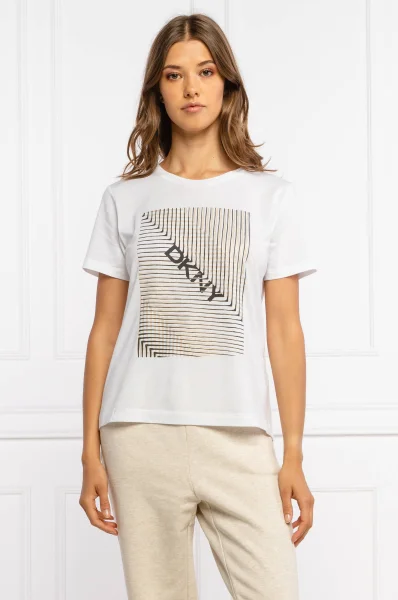 T-shirt | Regular Fit DKNY white