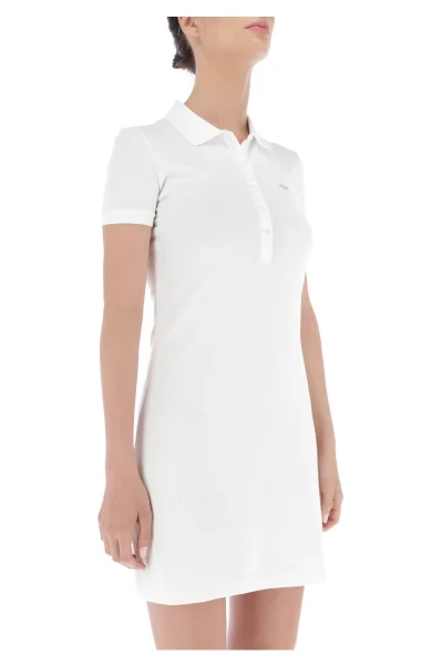 Sukienka | pique Lacoste biały