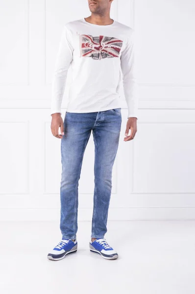Longsleeve | Regular Fit Pepe Jeans London biały