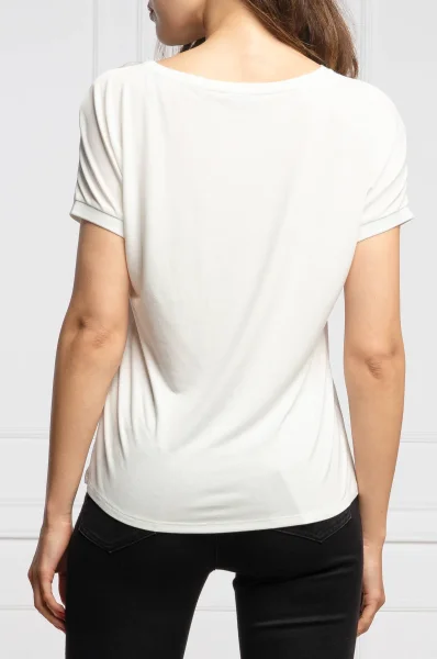 Jedwabna bluzka CREDERE | Regular Fit MAX&Co. kremowy