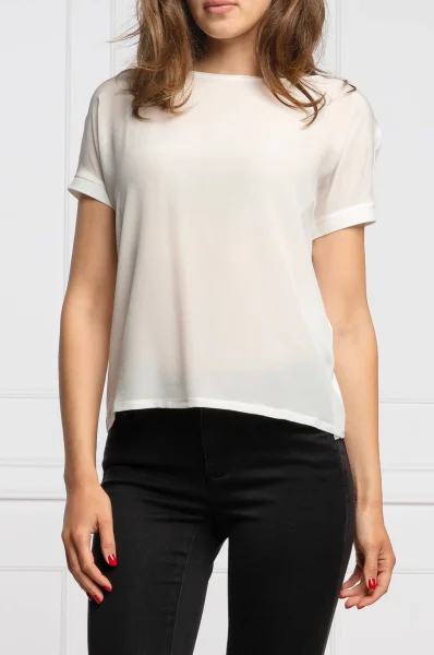 Silk blouse CREDERE | Regular Fit MAX&Co. cream